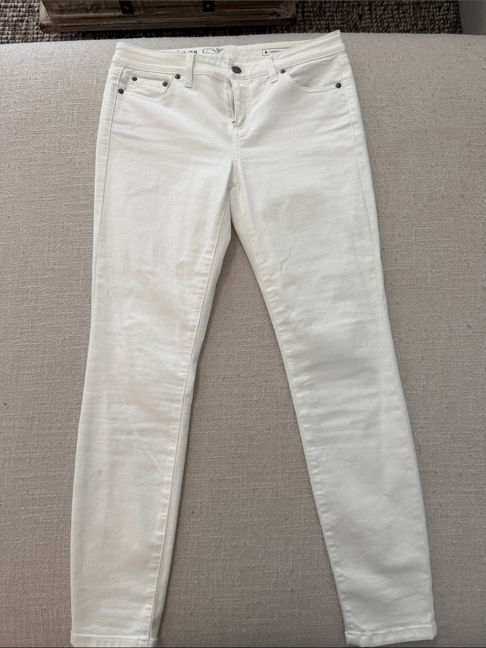 Women’s White Slim Fit Jeans